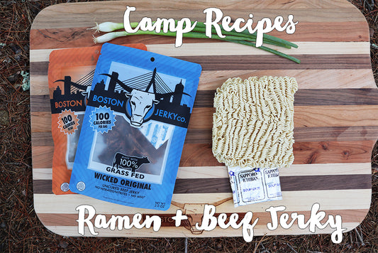 Camp Recipes: Ramen with Beef Jerky