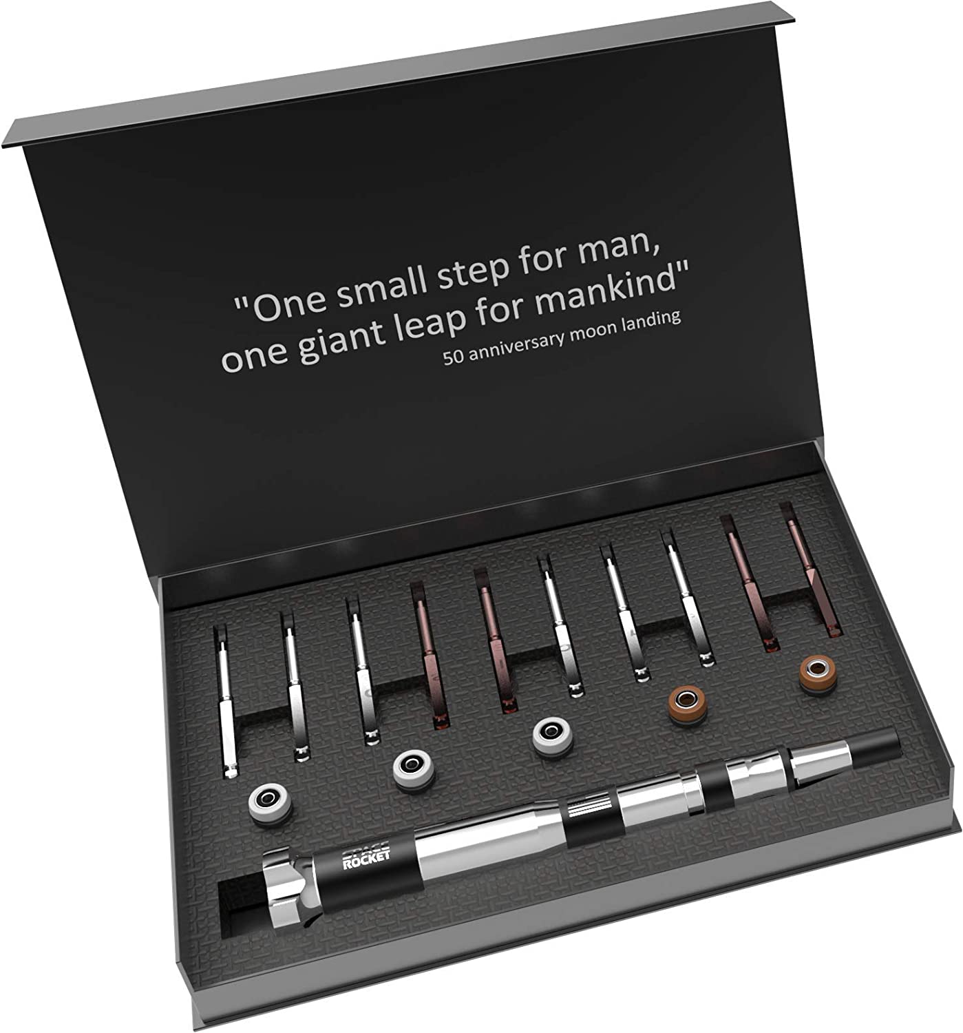 Space Rocket Precision Screwdriver Kit with Extender (14 Piec Point Below