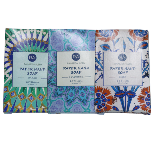 Biodegradable Paper Soap, 3 Pack